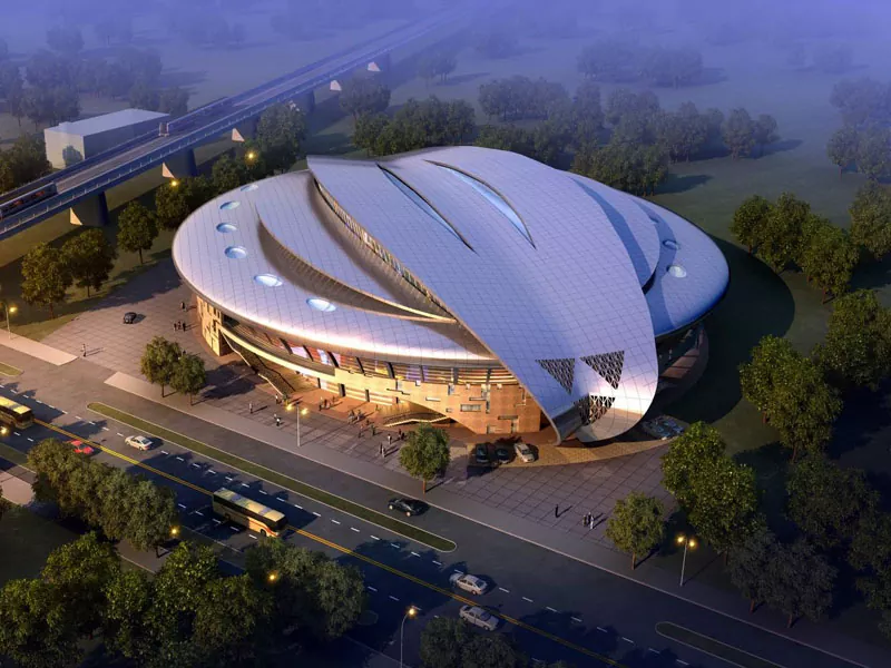 Prefab Stadium hanga me te hanganga maitai